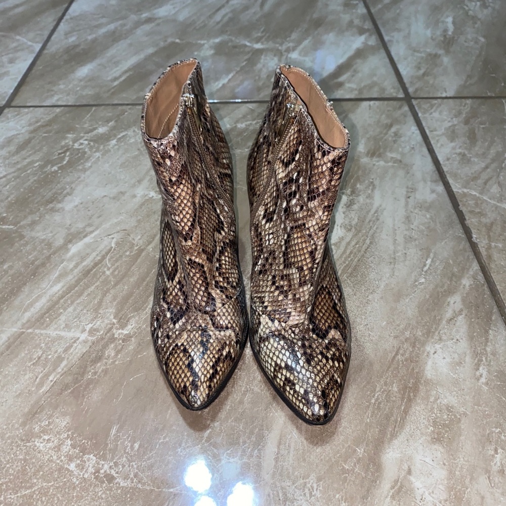 Steve madden snake booties